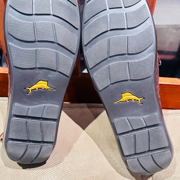 Tommy Bahama Orson Venetian Woven Leather Drivers. - Picture 11 of 14